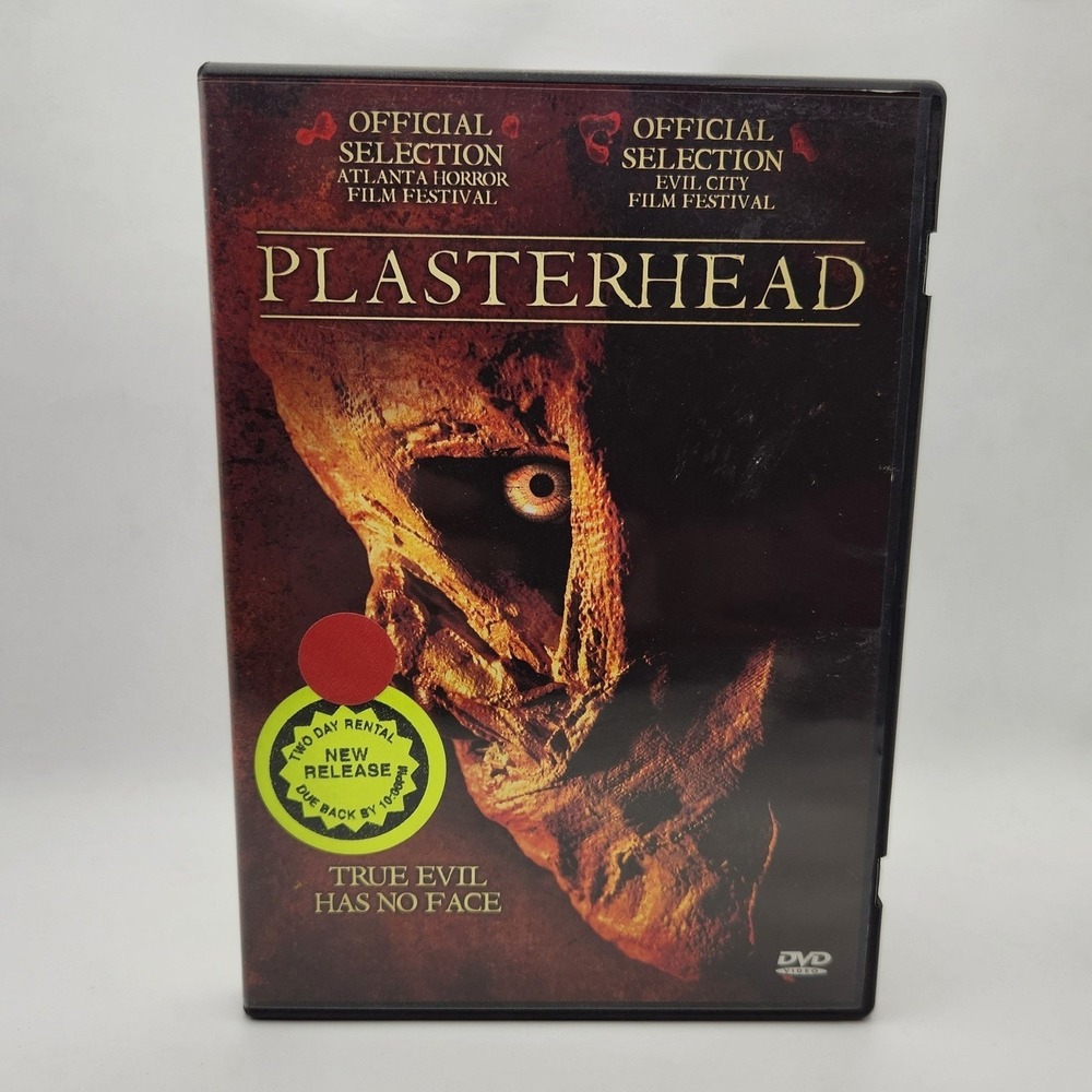 Plasterhead DVD 2006 Cult Indie Backwoods Slasher Horror Film